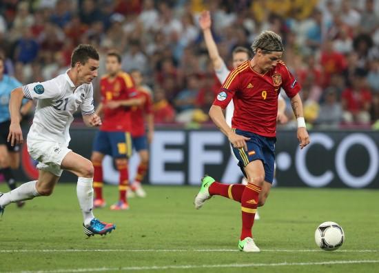 2012欧洲杯西班牙对法国